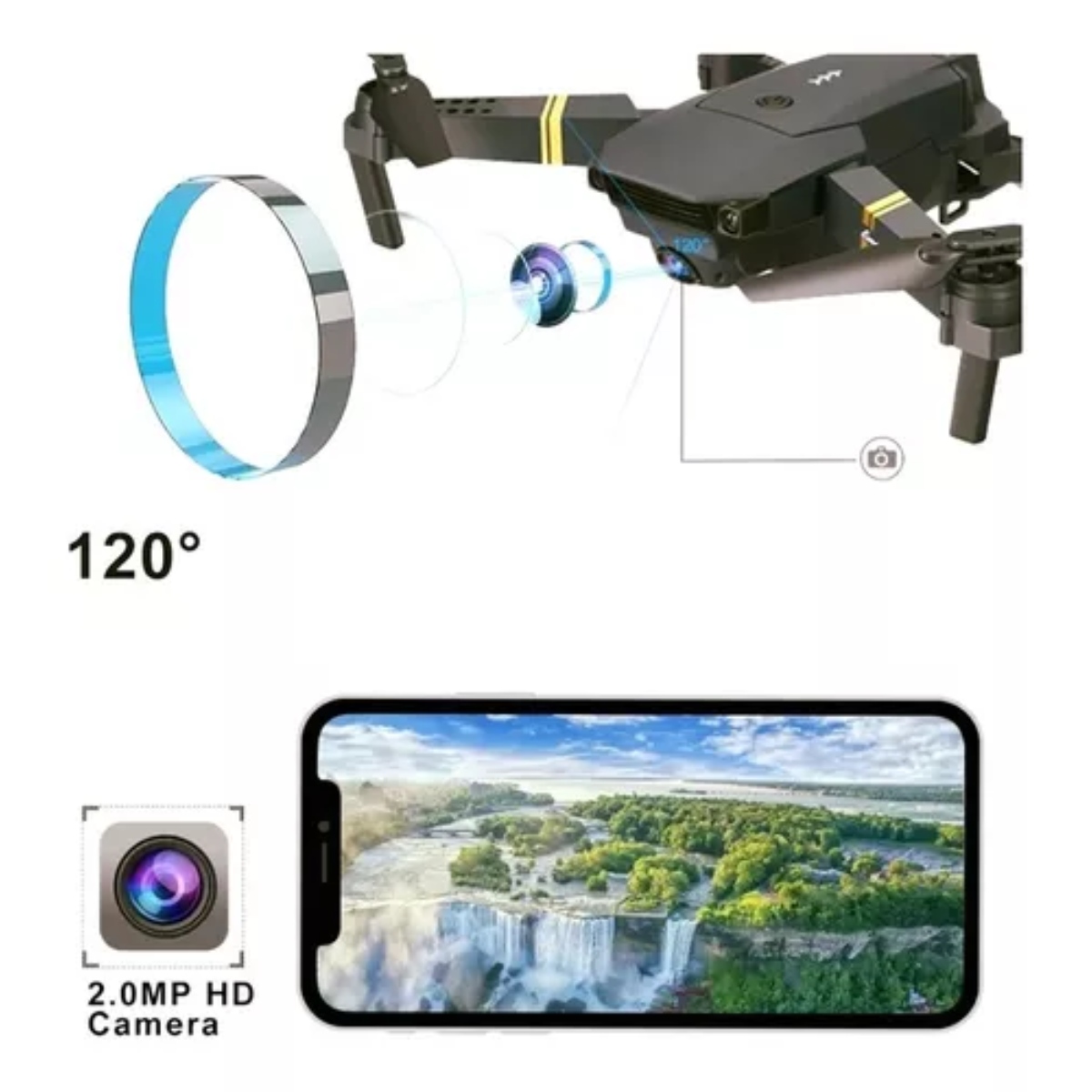 Dron 998 pro max con cámara + ENVÍO GRATIS