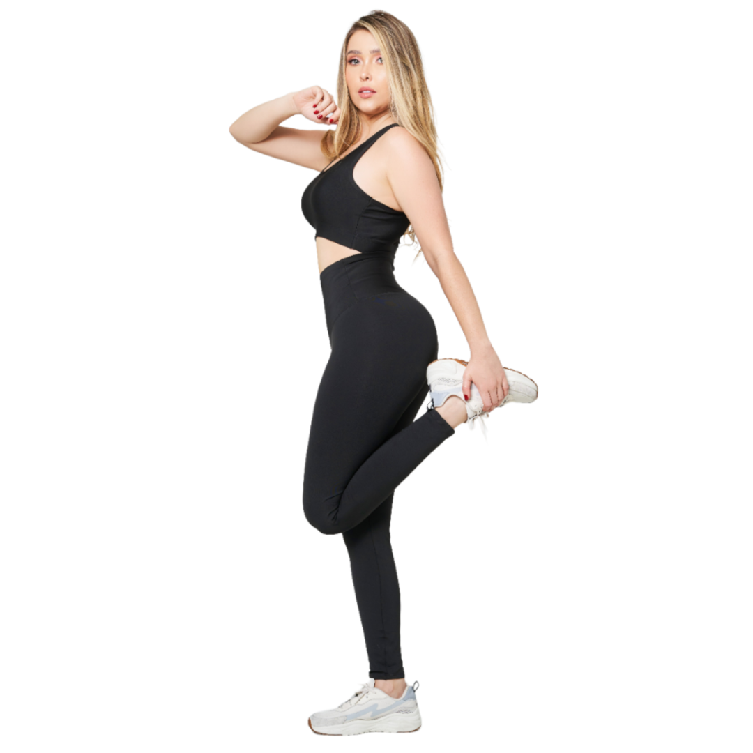 LEGGINS FAJA NEOPRENO COLOR NEGRO