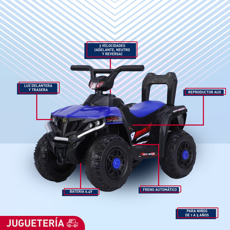Cuatri Moto Eléctrica Recargable