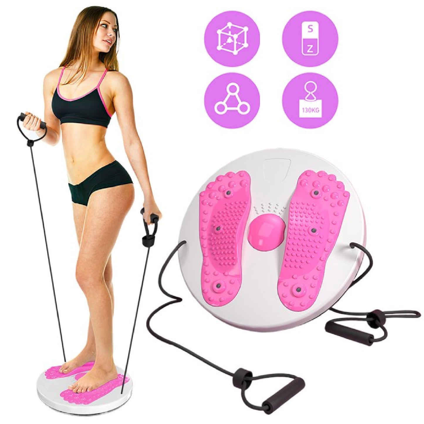 Disco Placa Giratoria Ejercicio Abdomen + ENVÍO GRATIS