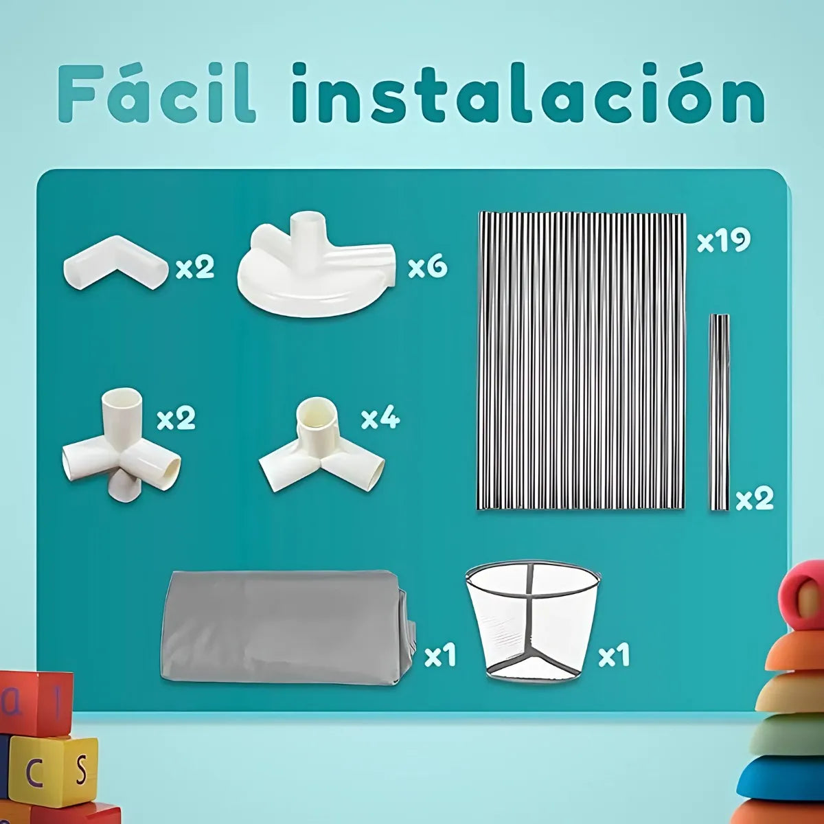 CORRAL DE JUEGOS HEXAGONAL + ENVÍO GRATIS