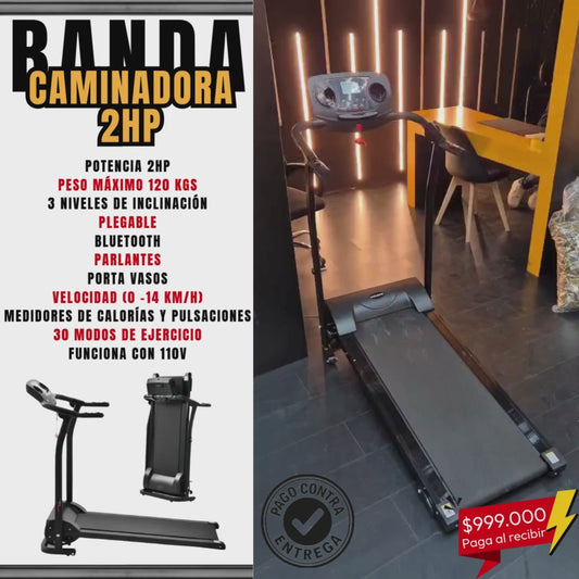 Banda Caminadora Eléctrica 2HP