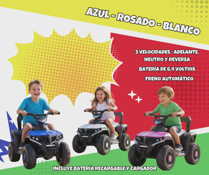 Cuatri Moto Eléctrica Recargable