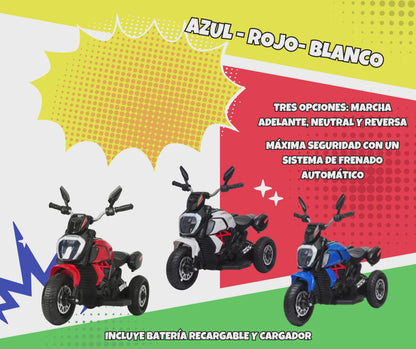 Moto Eléctrica de 3Ruedas Ducati